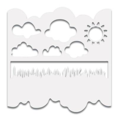 Polkadoodles Stencil - Wolken
